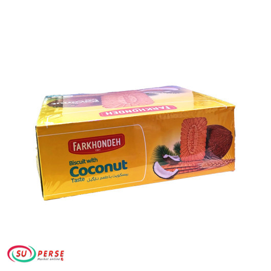 بیسکوییت  با طعم نارگیل فرخنده - 700 گرم