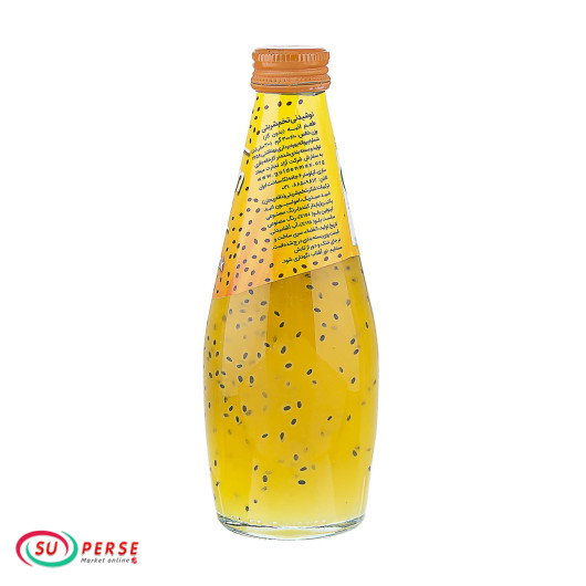 نوشیدنی بدون گاز تخم شربتی با طعم انبه آبشار - 290 ml