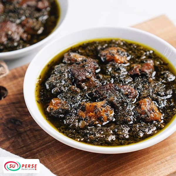 خرید خورشت آماده آلو اسفناج از اروپا و فرانسه خورشت آلو اسفناج