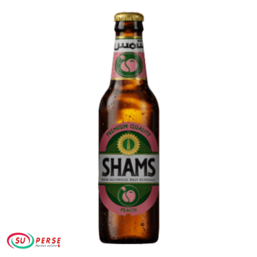 نوشیدنی مالت با طعم هلو شمس - 320 ml