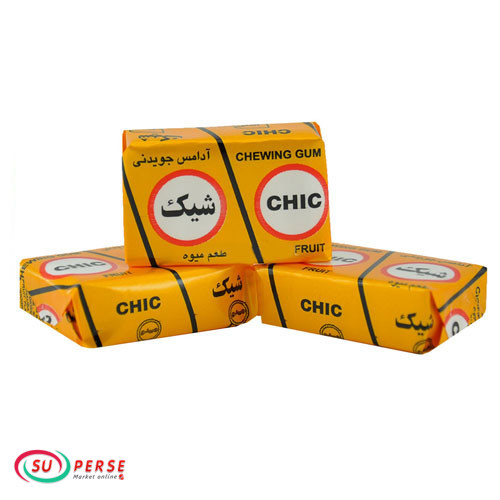 آدامس جویدنی شیک با طعم میوه - 2 گرم