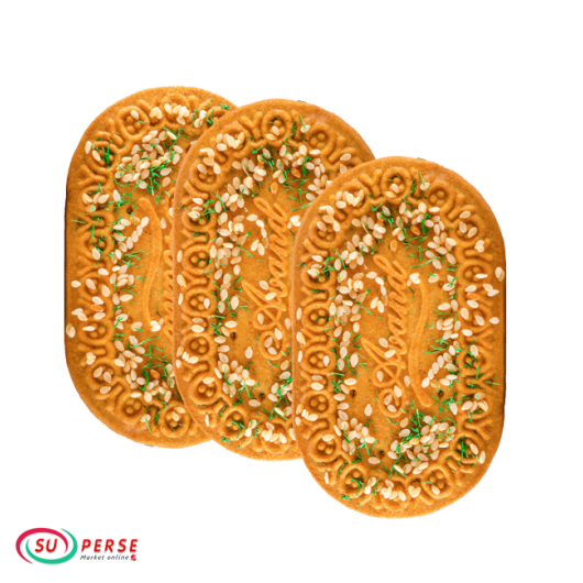 بیسکویت با تزئین کنجد و شوید آوند - 900 گرم