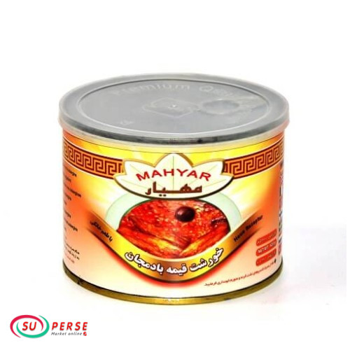 کنسرو خورشت قیمه بادمجان مهیار - 460 گرم